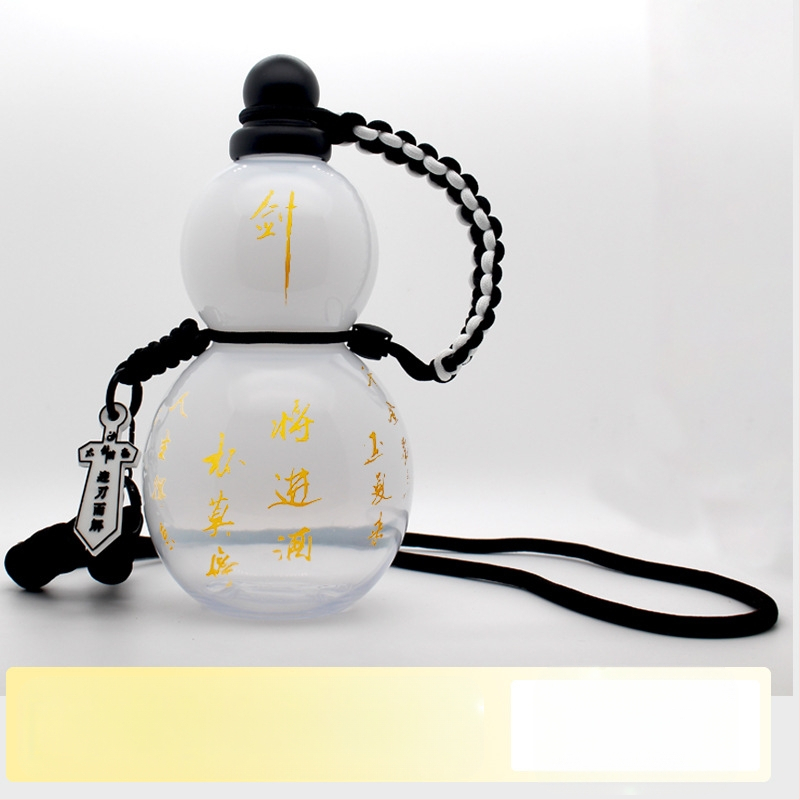 Nešiojamas plastikinis nešiojamas moliūgų vandens puodelis, aukštos spalvos, naujas, aukštos temperatūros nešiojamas moliūgų vandens butelis, antikvarinis, kūrybingas