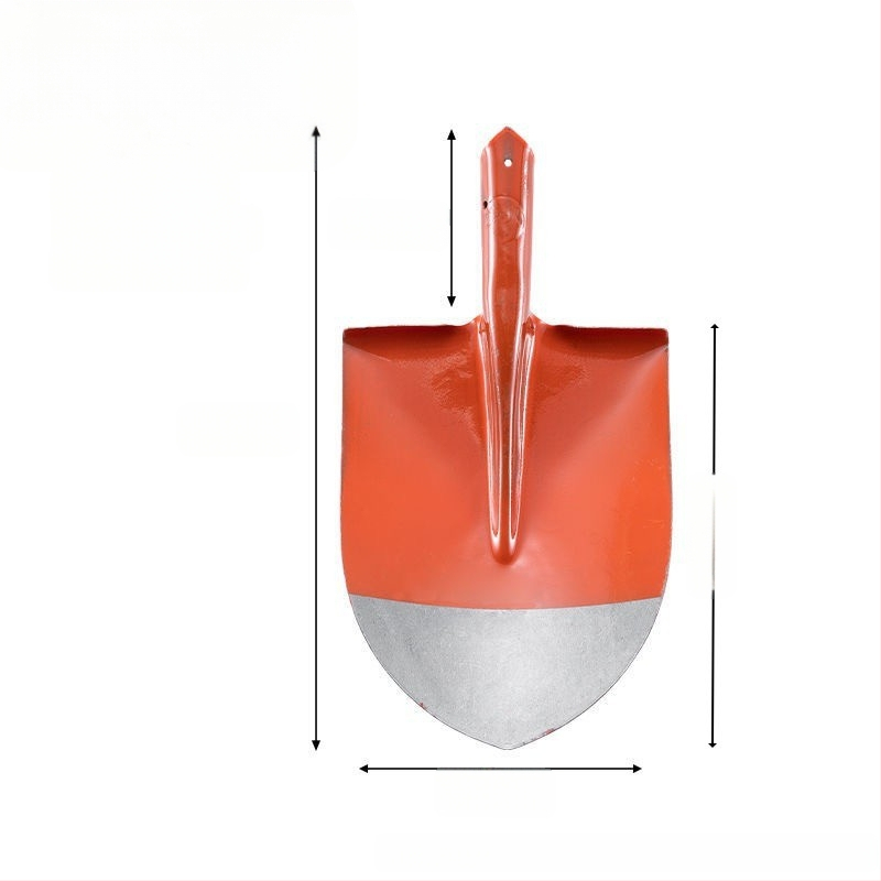 Žemės ūkio plieninis didelis kastuvas, mangano plieno kastuvas, kvadratinis kastuvas, smailus kastuvas, užsienio kastuvas, statybvietės tilto lauko smailus anglies kastuvas, sodo kastuvas