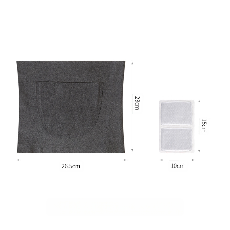 Meleg, dupla zsebes, bársonyos hasmelegítő öv, női hasmelegítő öv, megfázás elleni, meleg, rugalmas, nyom nélküli női öv