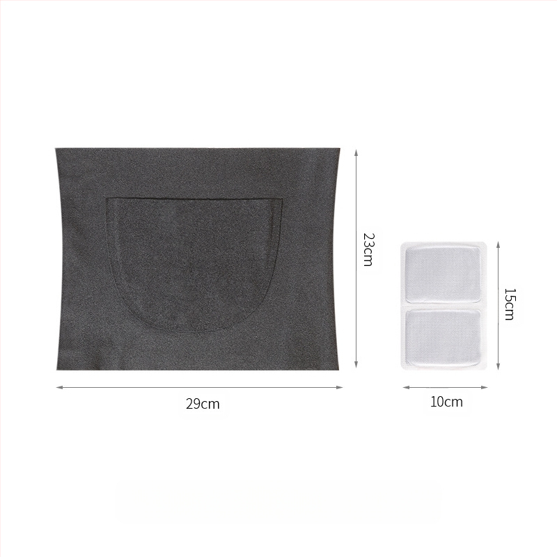 Meleg, dupla zsebes, bársonyos hasmelegítő öv, női hasmelegítő öv, megfázás elleni, meleg, rugalmas, nyom nélküli női öv