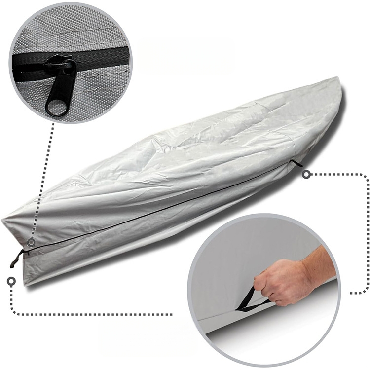 Amazon Cross Border kültéri kajak vízálló huzat 420D Oxford szövet kenu esőálló napvédő táska hajótakaró