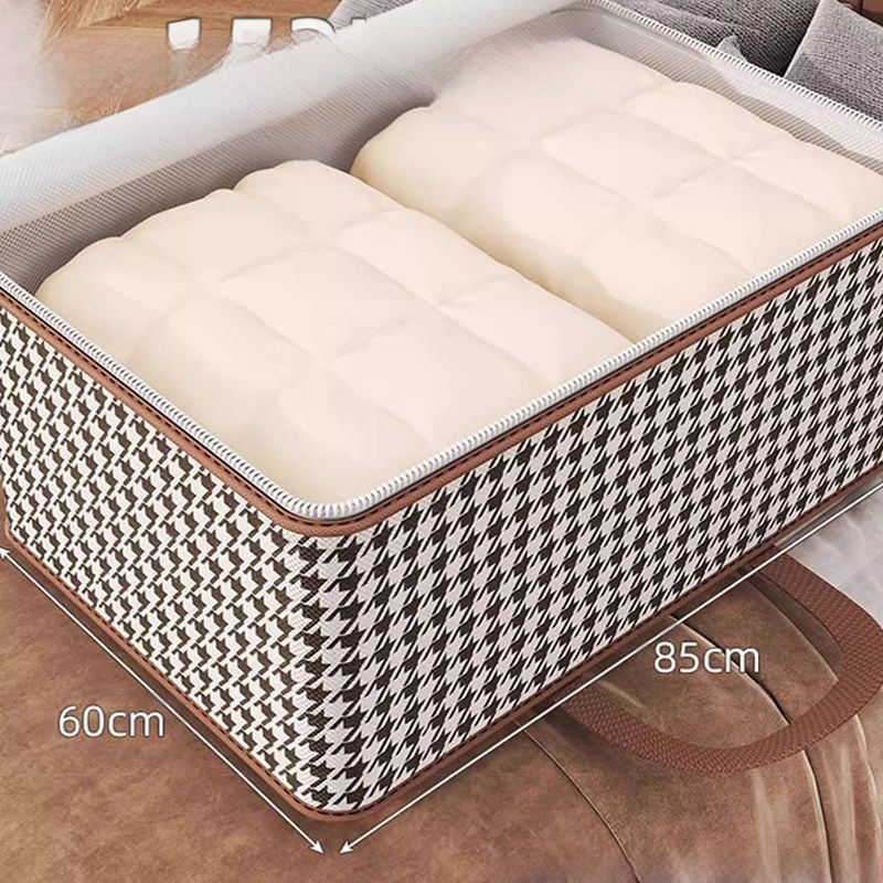 Didelės talpos lovatiesės krepšys, studentų bagažo apdailos krepšys, drėgmei atsparus vandeniui atsparus krepšys, namų laikymo krepšys drabužiams