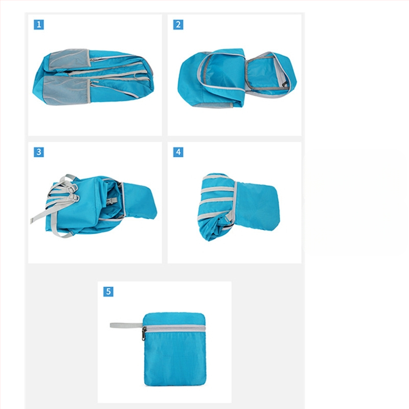 Összecsukható kültéri hátizsák unisex hegymászó táska alkalmi utazó hordozható kis hátizsák bőrtáska új