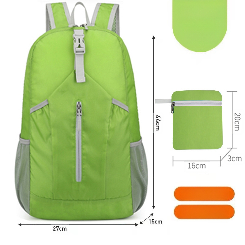 Összecsukható kültéri hátizsák unisex hegymászó táska alkalmi utazó hordozható kis hátizsák bőrtáska új