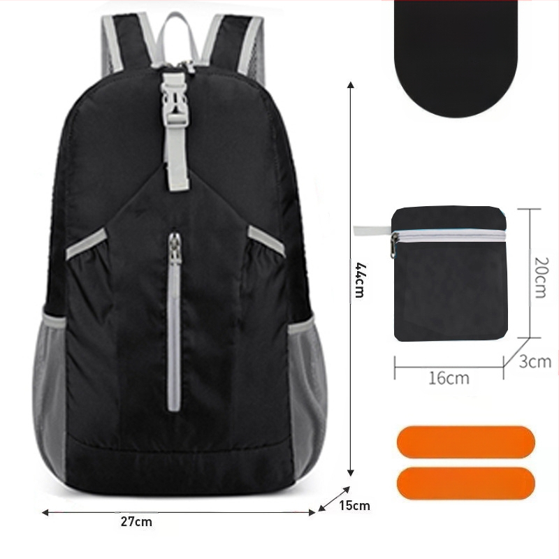 Összecsukható kültéri hátizsák unisex hegymászó táska alkalmi utazó hordozható kis hátizsák bőrtáska új