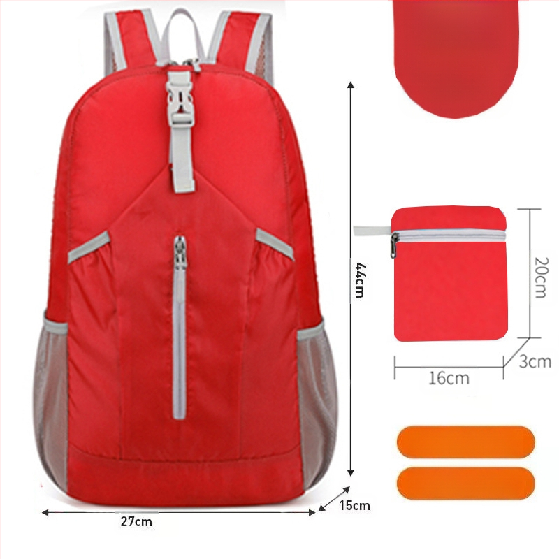 Összecsukható kültéri hátizsák unisex hegymászó táska alkalmi utazó hordozható kis hátizsák bőrtáska új