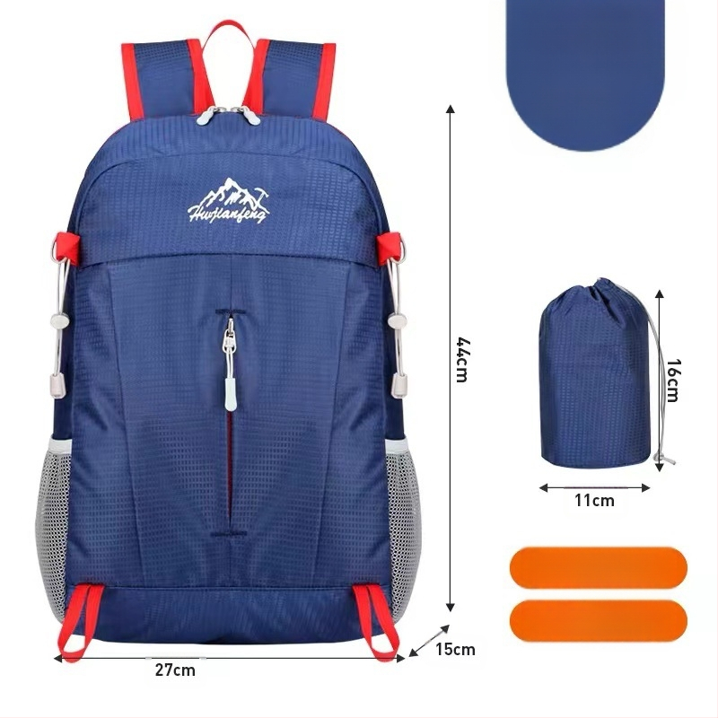Összecsukható kültéri hátizsák unisex hegymászó táska alkalmi utazó hordozható kis hátizsák bőrtáska új