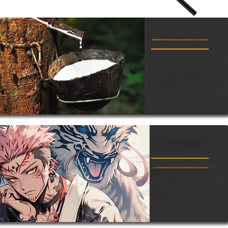 Tarpvalstybinis „Amazon“ pelės kilimėlis, didmeninė prekyba „Demon Slayer“ stalo kilimėliu, japonų piratų mokymosi kilimėlis, „Dragon Ball Cartoon“ sutirštintas neslystantis kilimėlis