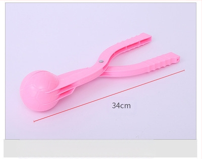 Sniego gniūžčių segtukas, žaidžiantis smėlyje ir vandenyje, vaikų žiemos lauko žaislai, kūdikis žaidžia sniege, segtukas, interaktyvus sniego gniūžčių kovos įrankis