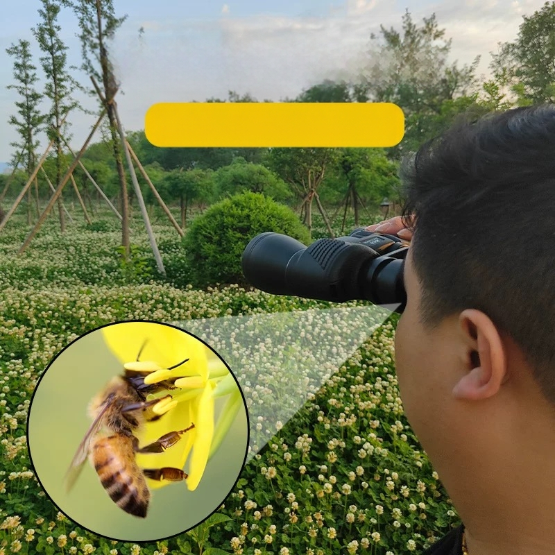 60X60 „Golden Eagle“ žiūroninis teleskopas. Didelės galios HD teleskopas su koordinačių diapazono šviesos lygio naktinio matymo teleskopu.