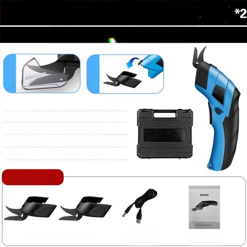 Elektrinės elektrinės žirklės audinio pjovimo artefaktas rankinės žirklės drabužiai kartonas kilimas oda audinys mažas audinio pjovimo staklės