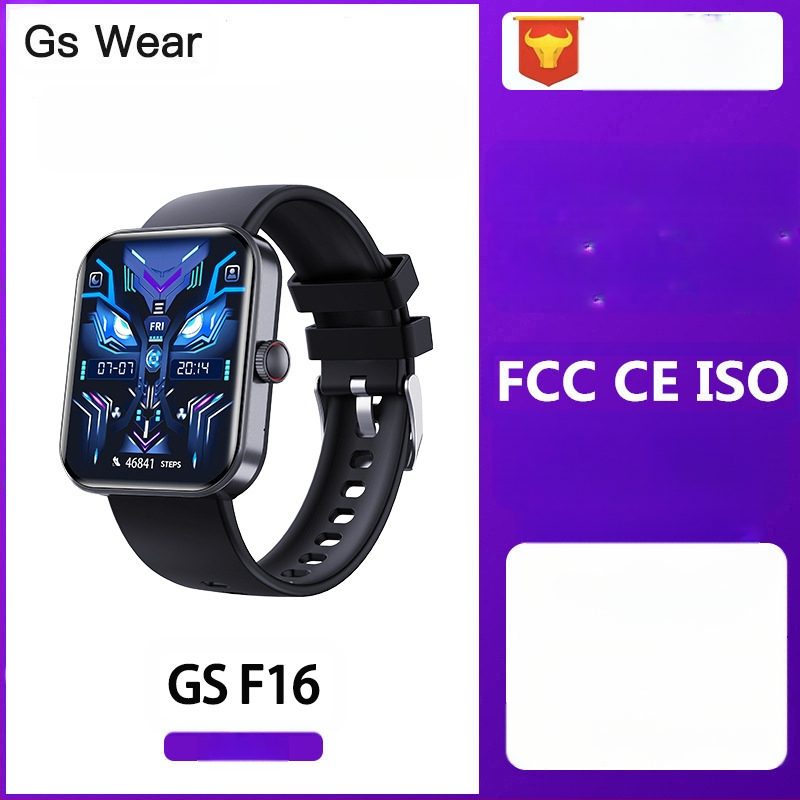 GSF16 Huaqiang North határokon átnyúló forró TikTok valós testhőmérsékletű okosóra pulzusmérő vér oxigén Bluetooth okosóra