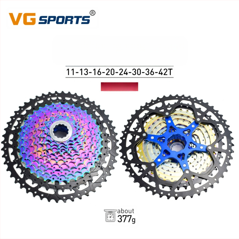 Vg Sports 8/9/10/11/12 käiku, kerge ja värviline mägijalgratta kassett, hooratas, jagatud 12 käiku, 50 käiku