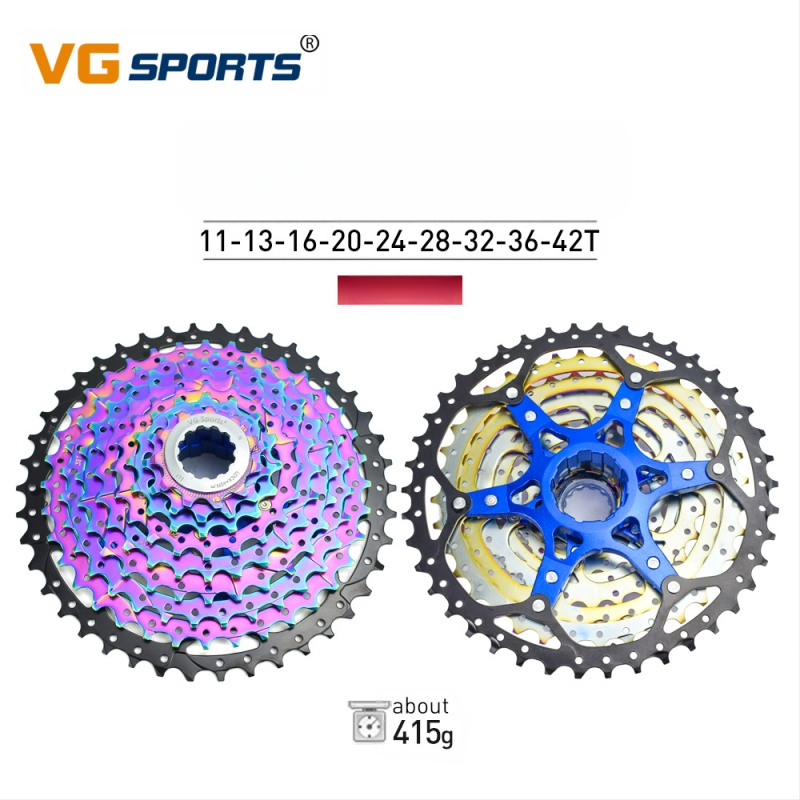 Vg Sports 8/9/10/11/12 käiku, kerge ja värviline mägijalgratta kassett, hooratas, jagatud 12 käiku, 50 käiku