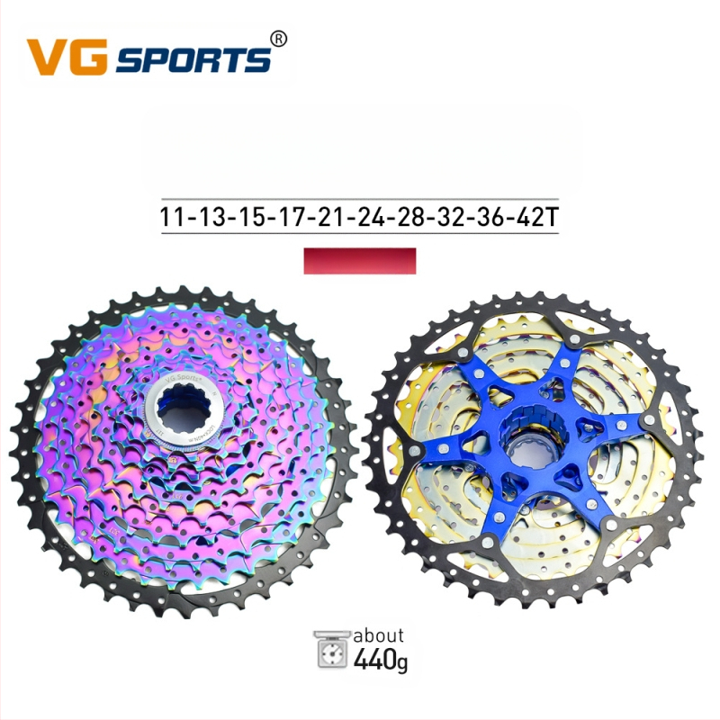 Vg Sports 8/9/10/11/12 käiku, kerge ja värviline mägijalgratta kassett, hooratas, jagatud 12 käiku, 50 käiku