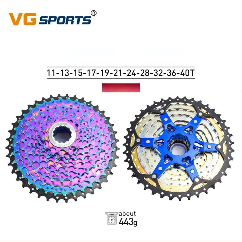 Vg Sports 8/9/10/11/12 käiku, kerge ja värviline mägijalgratta kassett, hooratas, jagatud 12 käiku, 50 käiku