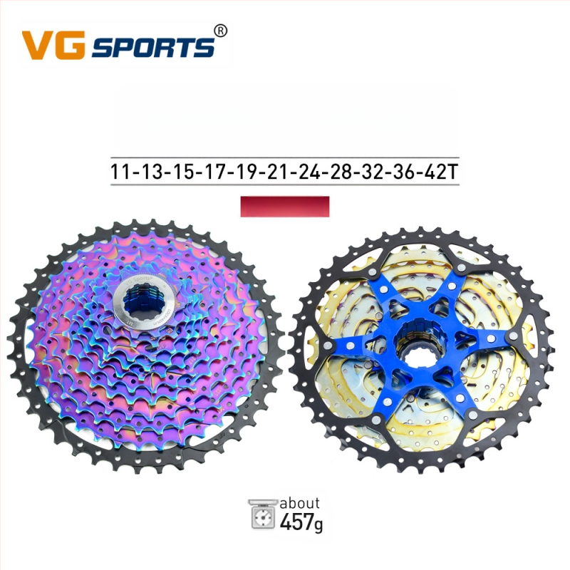 Vg Sports 8/9/10/11/12 käiku, kerge ja värviline mägijalgratta kassett, hooratas, jagatud 12 käiku, 50 käiku