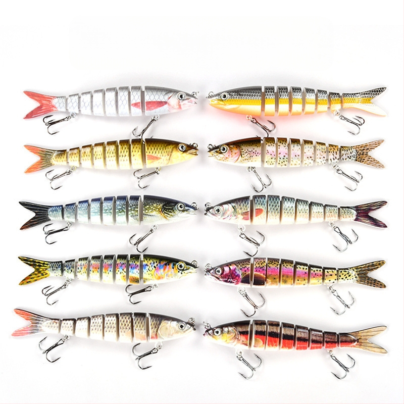 Daugiasluoksnis „Luya“ masalas, 8 sekcijų masalas gėlavandenei žuviai, jūrinei žūklei, 13,5 cm panardintas masalas, netikras masalas, daugiasluoksnis „Luya“ masalas.