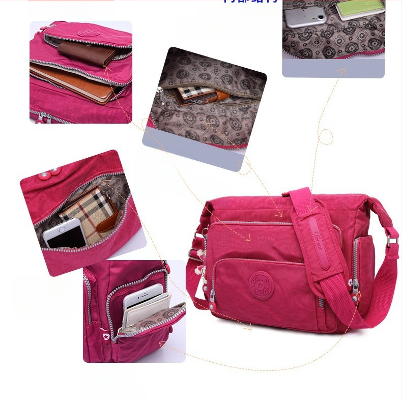 Tigao Special egyvállas, átlós, könnyű, divatos, sokoldalú női, lezser, vízlepergető táska, kompakt és vízálló