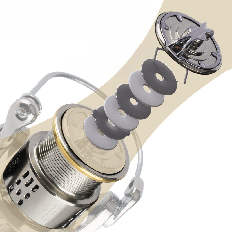 Täismetallist õngenööri tassiga peibutusõnge rull, üldotstarbeline galvaniseeritud peibutusritv, ketrusratas, meriõnge õngenööri ratas, õngepüügivahendite hulgimüük, õnge ratas