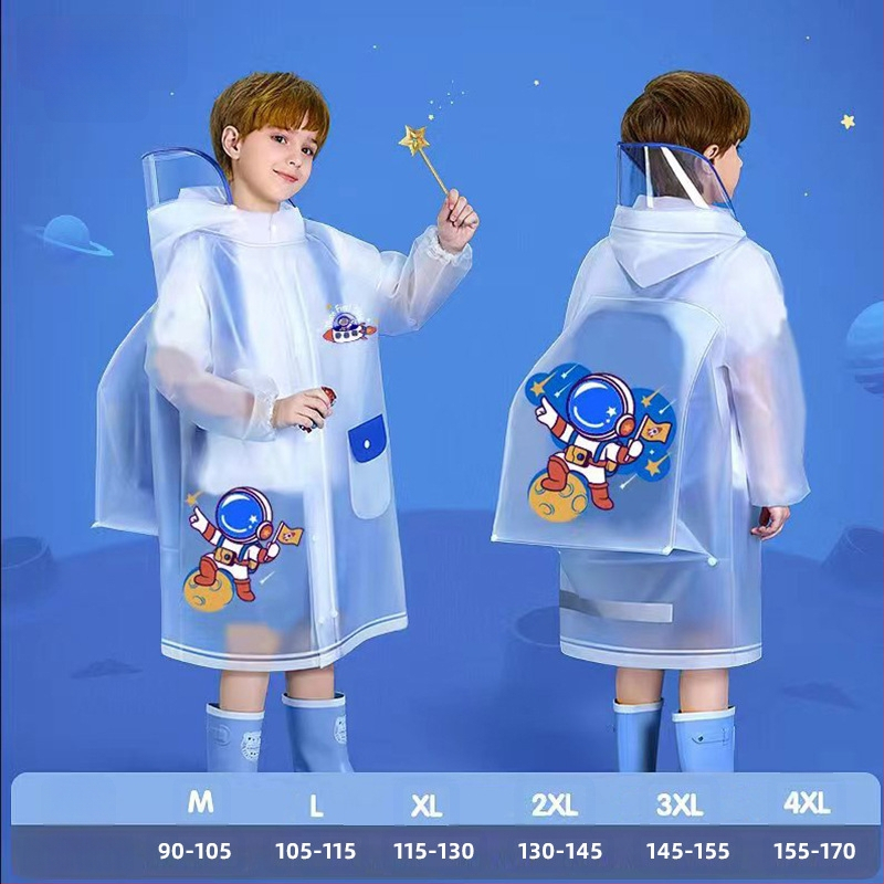 Παιδικό αδιάβροχο για μωρά, νηπιαγωγείο, μαθητής δημοτικού σχολείου, πόντσο με κάθισμα σχολικής τσάντας, αγόρια, κορίτσια, αδιάβροχο, χονδρική πώληση