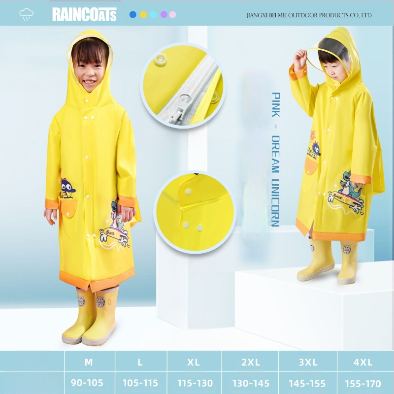 Παιδικό αδιάβροχο για μωρά, νηπιαγωγείο, μαθητής δημοτικού σχολείου, πόντσο με κάθισμα σχολικής τσάντας, αγόρια, κορίτσια, αδιάβροχο, χονδρική πώληση