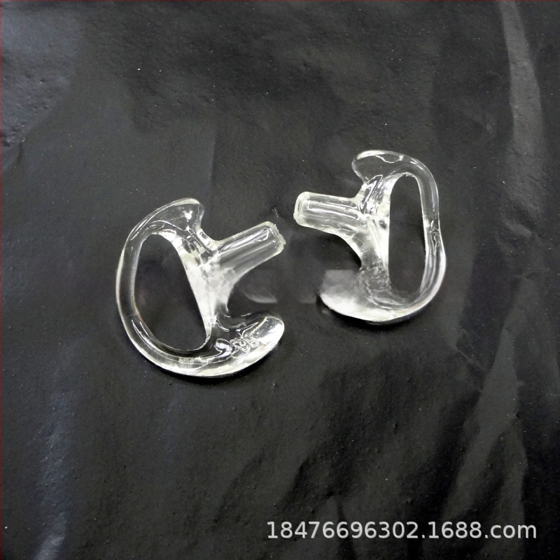 Аксесоари за въздуховоди, кука за ухо, уоки-токи, слушалки за мобилен телефон, силиконови меки тапи за уши, D-образна триъгълна стойка за уши, слушалки