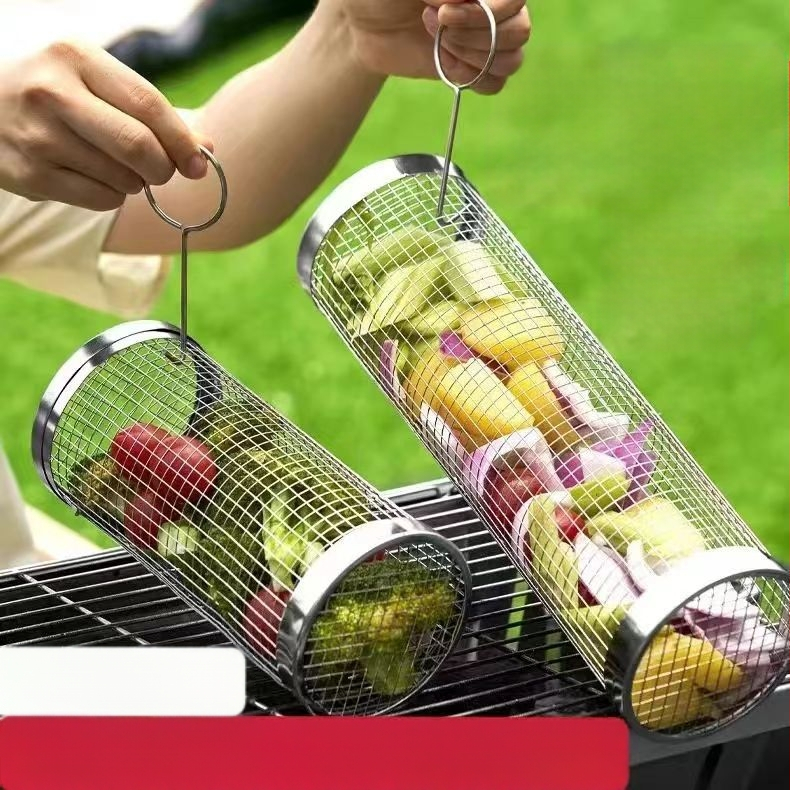 Amazoni rullgrilli puurivarustuse grillikorv täiustatud välistingimustes kasutatav grill roostevabast terasest grillitünn grillimisriistad