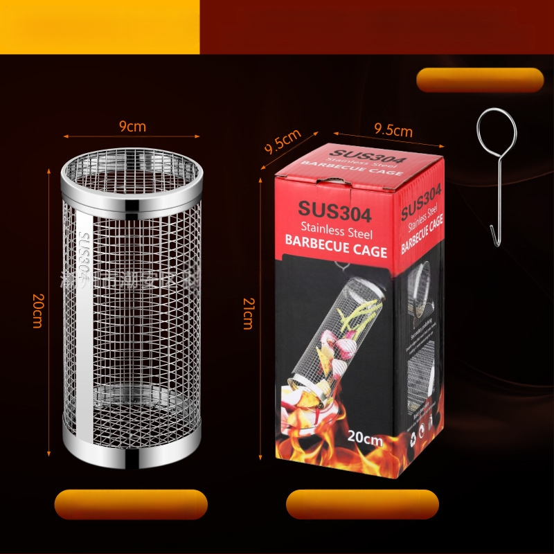 Amazoni rullgrilli puurivarustuse grillikorv täiustatud välistingimustes kasutatav grill roostevabast terasest grillitünn grillimisriistad