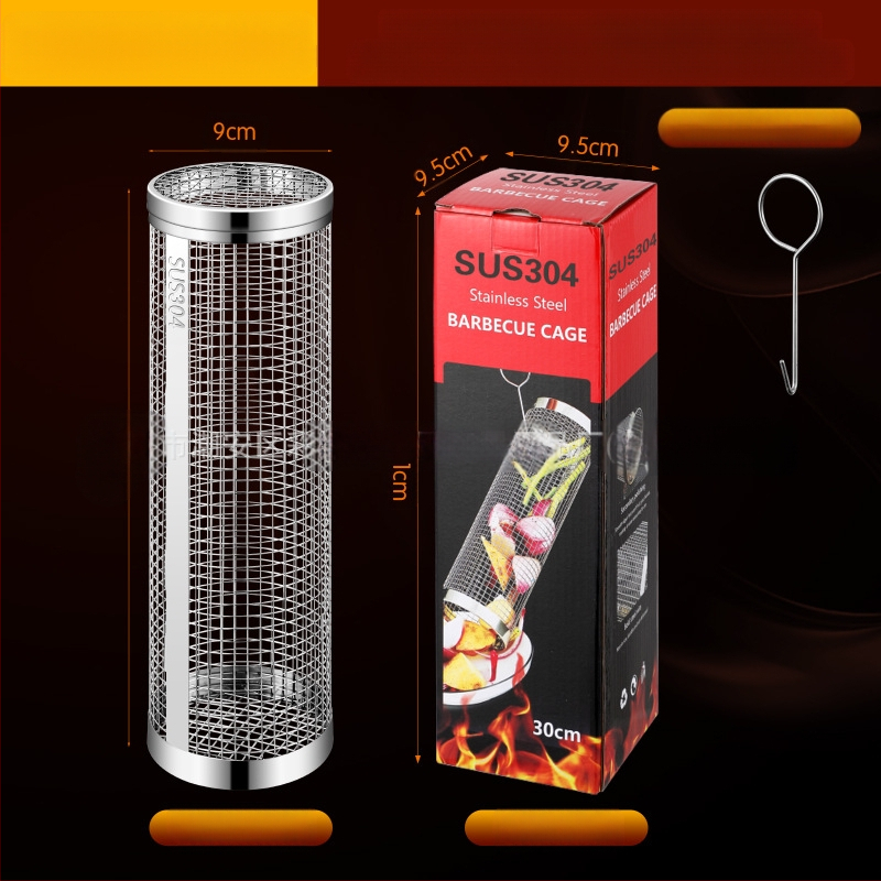 Amazoni rullgrilli puurivarustuse grillikorv täiustatud välistingimustes kasutatav grill roostevabast terasest grillitünn grillimisriistad