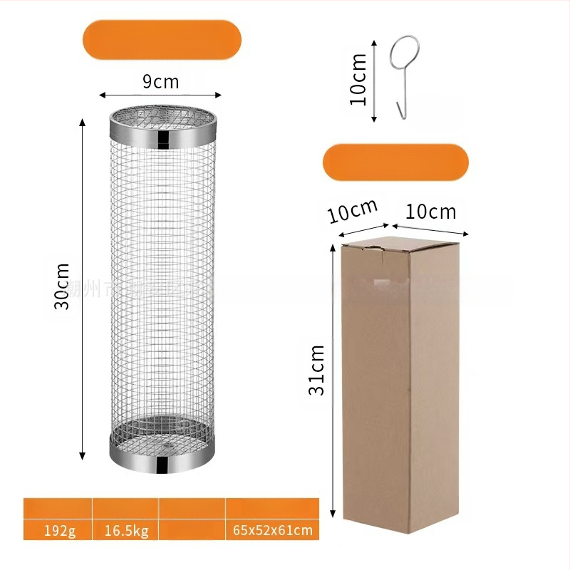 Amazoni rullgrilli puurivarustuse grillikorv täiustatud välistingimustes kasutatav grill roostevabast terasest grillitünn grillimisriistad