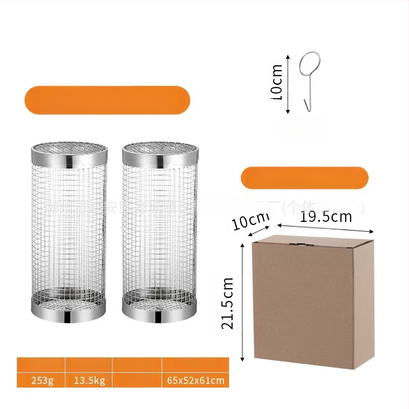 Amazoni rullgrilli puurivarustuse grillikorv täiustatud välistingimustes kasutatav grill roostevabast terasest grillitünn grillimisriistad