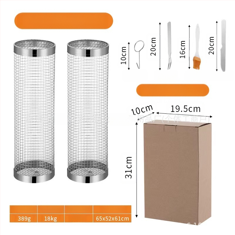 Amazoni rullgrilli puurivarustuse grillikorv täiustatud välistingimustes kasutatav grill roostevabast terasest grillitünn grillimisriistad