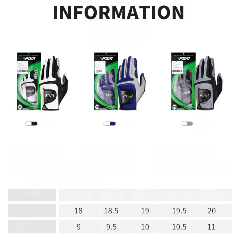 PGM golfikindad meestele, elastsed maagilised kindad, libisemiskindlad, hingavad, ülipeened riidest kindad, ühe käega, vasakule ja paremale.