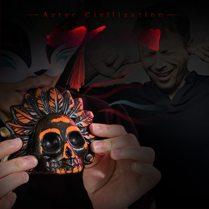 Okariini dekompressioonimänguasi, kummituskõne, vile, halloween, asteekide surmavile, deemon, õuduskare, flööt, meelelahutus