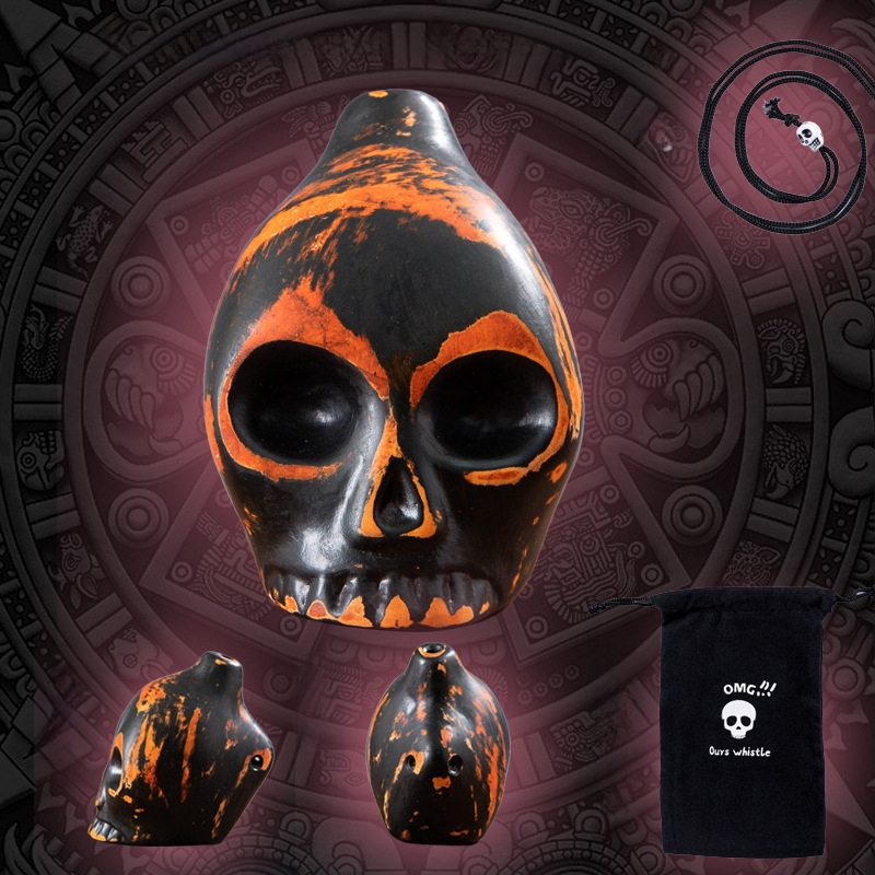 Okariini dekompressioonimänguasi, kummituskõne, vile, halloween, asteekide surmavile, deemon, õuduskare, flööt, meelelahutus