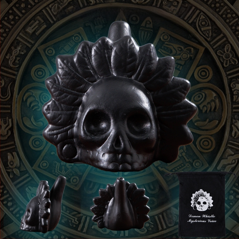 Okariini dekompressioonimänguasi, kummituskõne, vile, halloween, asteekide surmavile, deemon, õuduskare, flööt, meelelahutus