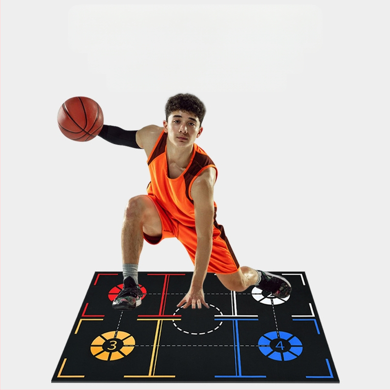 Dai Home Footstep Indoor Mat Ball Control Step Mat Mute Dribling Equipment Детска тренировъчна спомагателна постелка Звукоизолация