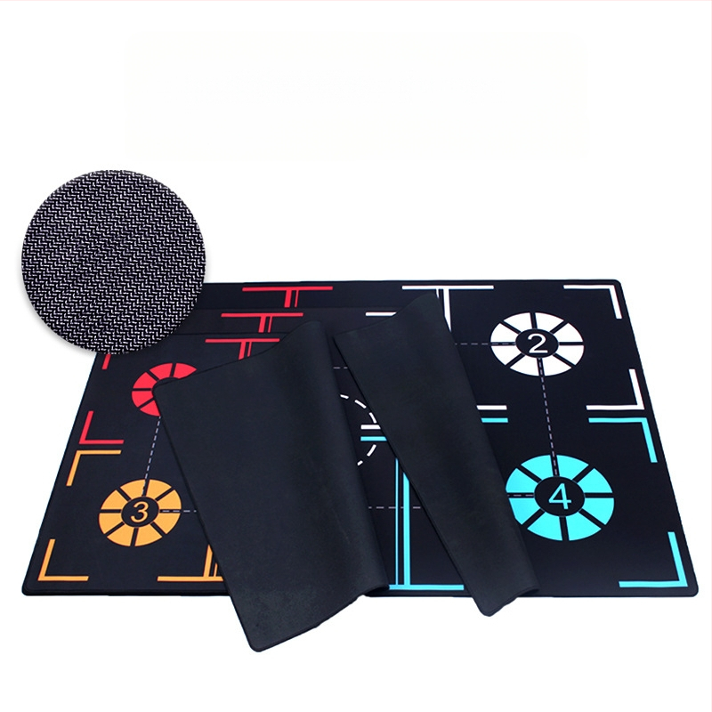 Dai Home Footstep Indoor Mat Ball Control Step Mat Mute Dribling Equipment Детска тренировъчна спомагателна постелка Звукоизолация