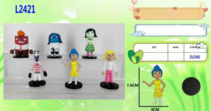 Új termék, kézzel készített, elme ügynök baba, BELÜL baba modell, anime autó dekorációs díszek, vak doboz raktáron