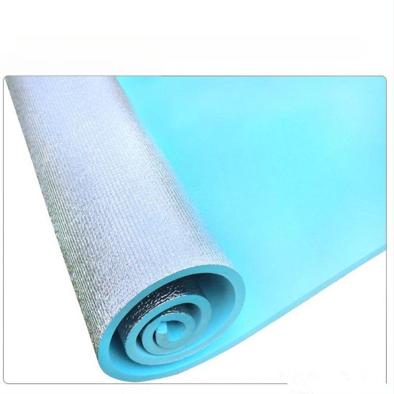 Õues EVA ühekordne alumiiniumfooliumist niiskuskindel matt, telkimis-, vabaaja- ja fitnessvahtmatt, paksendatud joogamatt