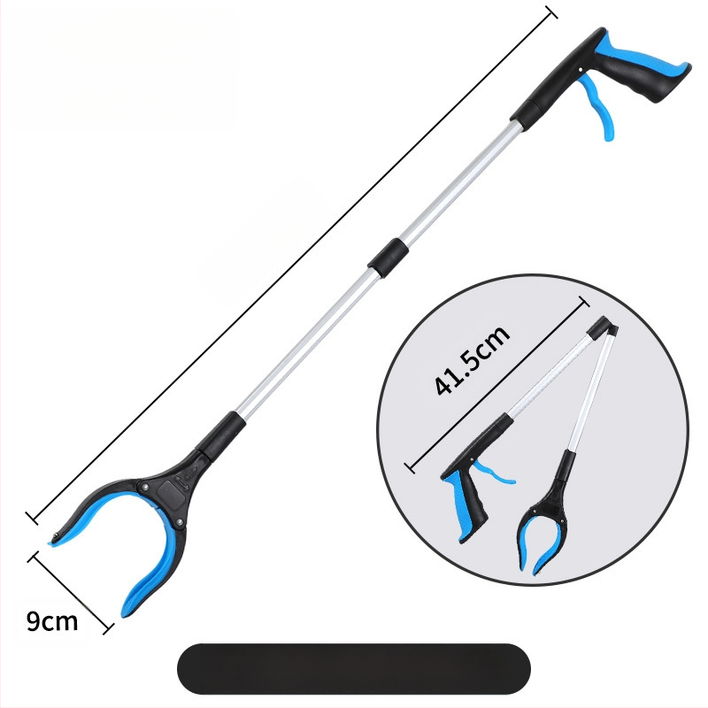 Tarpvalstybinis sulankstomas šiukšlių spaustukas, sutirštintas aliuminio lydinio šiukšlių surinkimo sanitarijos spaustukas, surinkimo spaustukas nėščioms moterims, nesilenkite virš rinktuvo