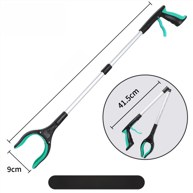 Tarpvalstybinis sulankstomas šiukšlių spaustukas, sutirštintas aliuminio lydinio šiukšlių surinkimo sanitarijos spaustukas, surinkimo spaustukas nėščioms moterims, nesilenkite virš rinktuvo