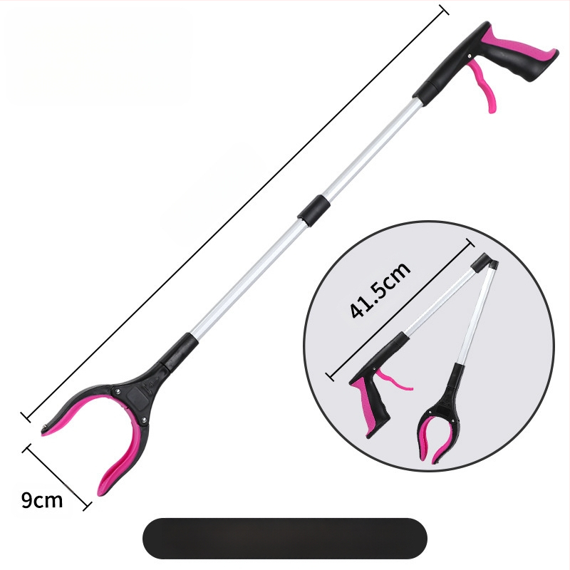 Tarpvalstybinis sulankstomas šiukšlių spaustukas, sutirštintas aliuminio lydinio šiukšlių surinkimo sanitarijos spaustukas, surinkimo spaustukas nėščioms moterims, nesilenkite virš rinktuvo