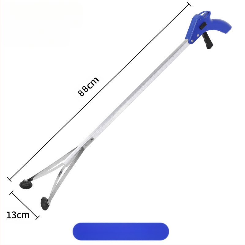 Tarpvalstybinis sulankstomas šiukšlių spaustukas, sutirštintas aliuminio lydinio šiukšlių surinkimo sanitarijos spaustukas, surinkimo spaustukas nėščioms moterims, nesilenkite virš rinktuvo