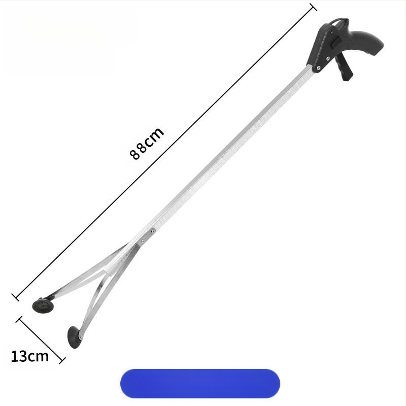 Tarpvalstybinis sulankstomas šiukšlių spaustukas, sutirštintas aliuminio lydinio šiukšlių surinkimo sanitarijos spaustukas, surinkimo spaustukas nėščioms moterims, nesilenkite virš rinktuvo