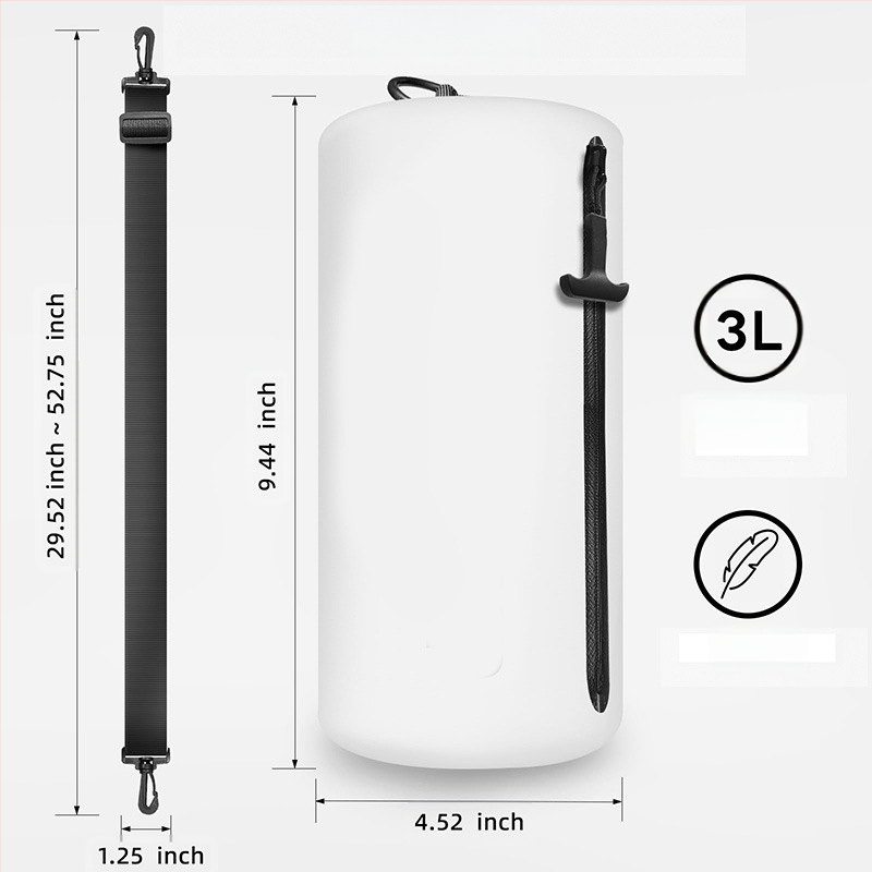 Határokon átnyúló új, nyári, hétköznapi, könnyű, henger alakú táska, férfi és női, egyszerű, minden méretű, vízálló, vállra akasztható, nyomtatható logóval