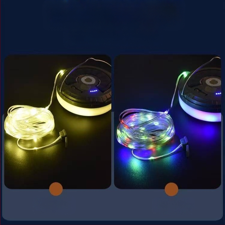 Трансгранична слънчева LED къмпинг лампа, външна водоустойчива лампа с лента, лампа с дълга издръжливост, преносима къмпинг лампа