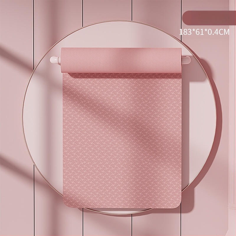 SanFan2024 új jógaszőnyeg ütéscsillapító csúszásmentes csendes fitneszszőnyeg otthoni sportokhoz erős visszapattanású puha szőnyeg