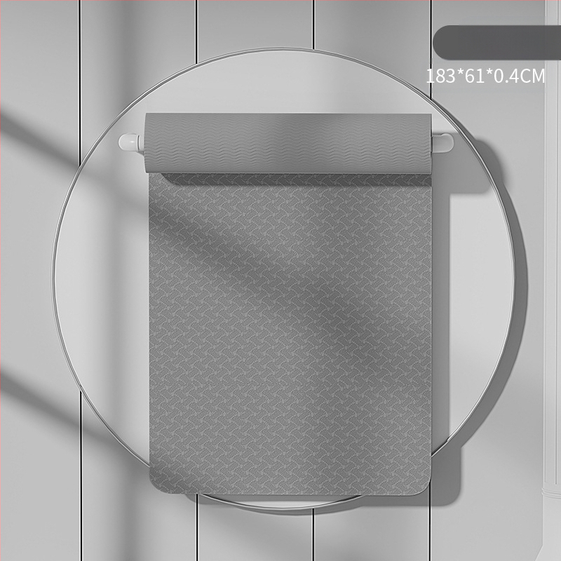 SanFan2024 új jógaszőnyeg ütéscsillapító csúszásmentes csendes fitneszszőnyeg otthoni sportokhoz erős visszapattanású puha szőnyeg